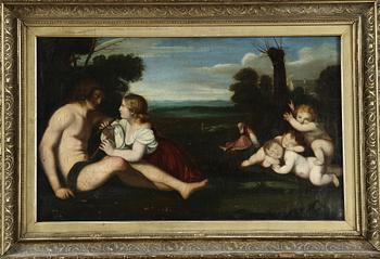 OKÄND KONSTNÄR, olja på duk, 1600/1700-tal.