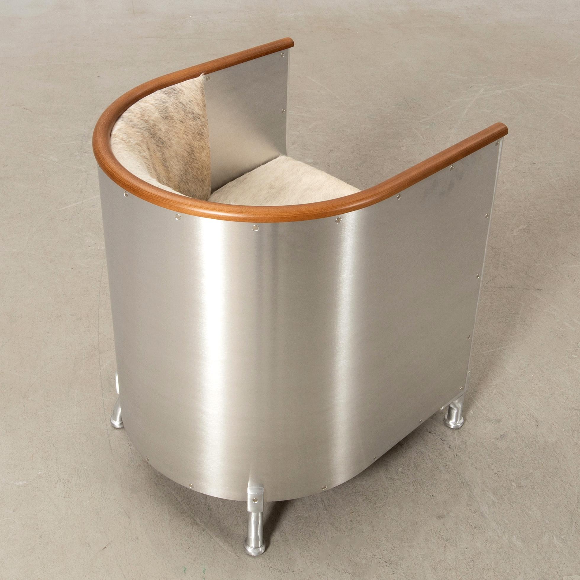Mats Theselius, armchair "Aluminium Chair", Källemo.