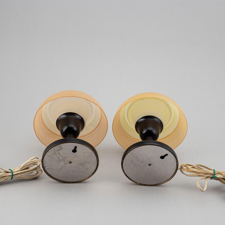 A pair of 1930s-40s table lamps.