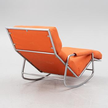 Åke Fribyter, a "Crocus" armchair/rocking chair, Scapa, 1960s.