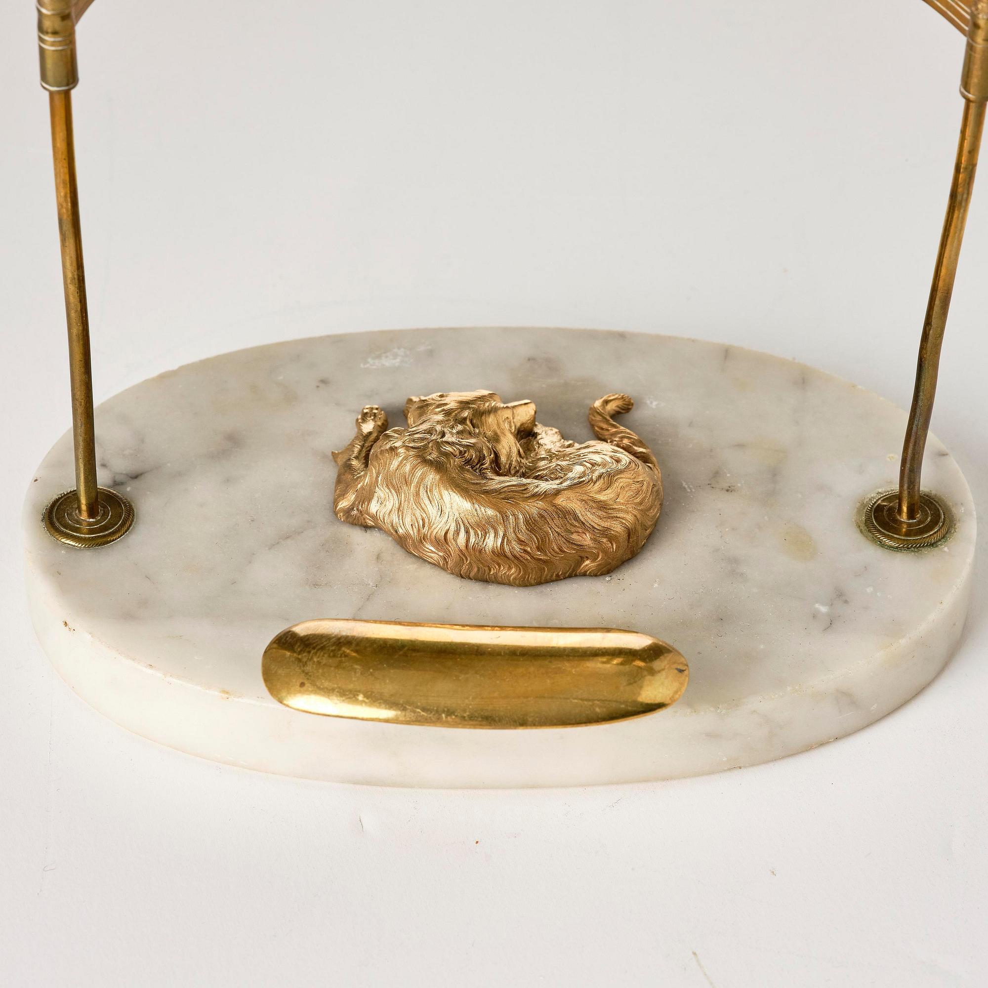 Läslampa, för två ljus, Stockholmsarbete, 1700-talets slut, Sengustaviansk.