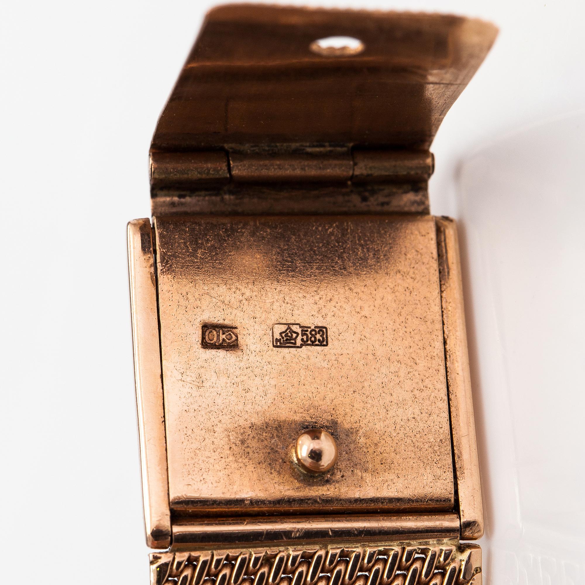 Poljot, armbandsur, 34 mm.