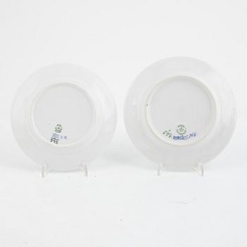 Royal Copenhagen, service pieces, 12 pcs, porcelain, Blue Fluted, Denmark.