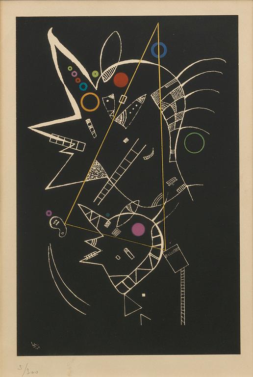 WASSILY KANDINSKY, signed and dated in print, numbered 5/300,