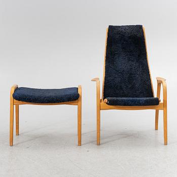 Yngve Ekström, a 'Lamino' armchair with ottoman, Swedese.