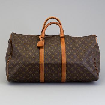 A WEEKEND BAG, LOUIS VUITTON, "Keepall 55".