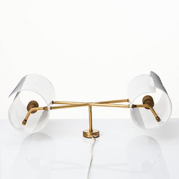 Hans Bergström, a wall lamp, model "C-1162", ateljé Lyktan, Sweden 1950-60s.