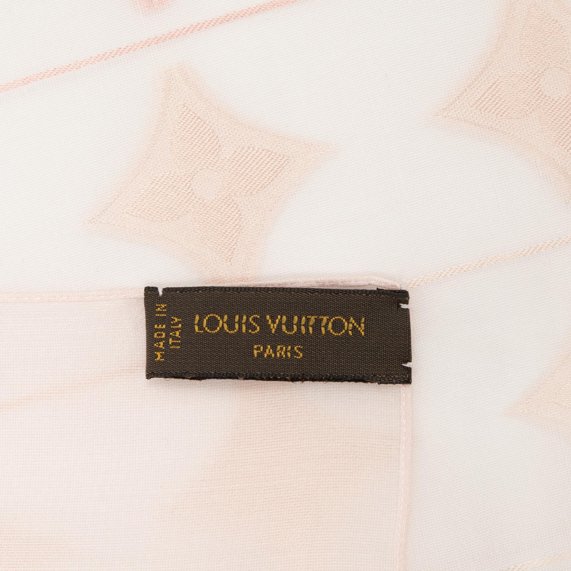 Louis Vuitton, a 'Etole Delhi Rose' silk scarf.
