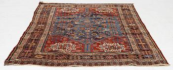 Matta, antik Qashqai, sydöstra Iran, ca 199 x 138 cm.