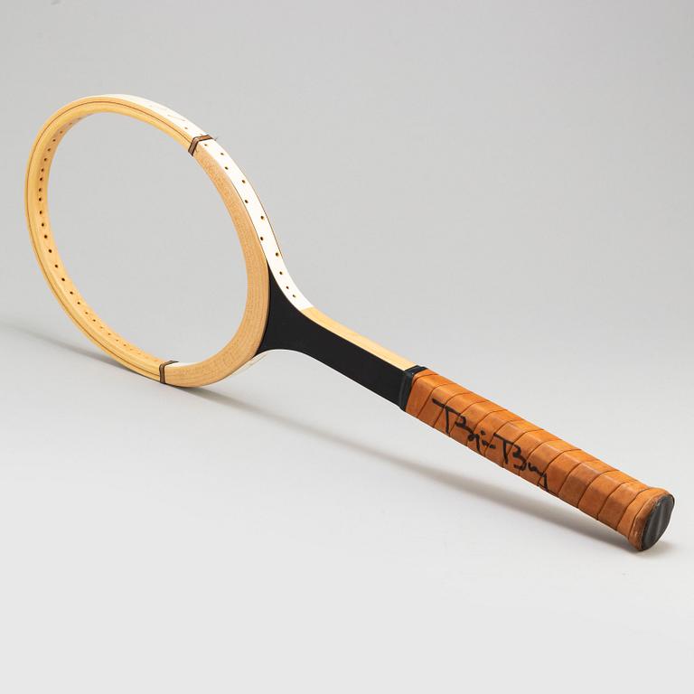 BJÖRN BORG, tennisracket, Bancroft Borg personal, 1977-79.