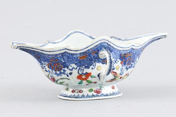 SÅSSNIPA, porslin, Kina, 1700-tal.