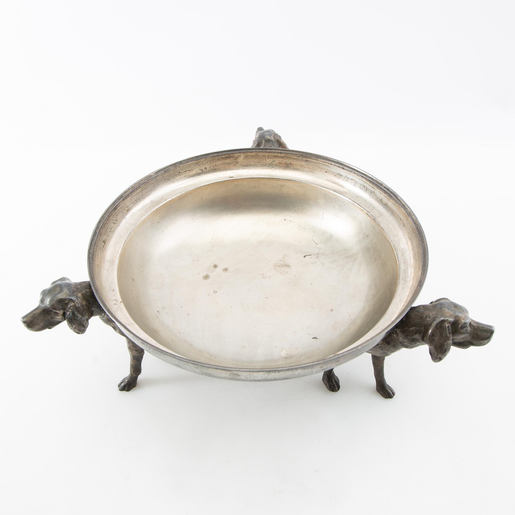 Bowl, pewter, first half of the 20th century.