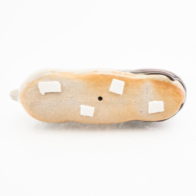 Ulla Kraitz, skulptur signerad glaserat stengods.