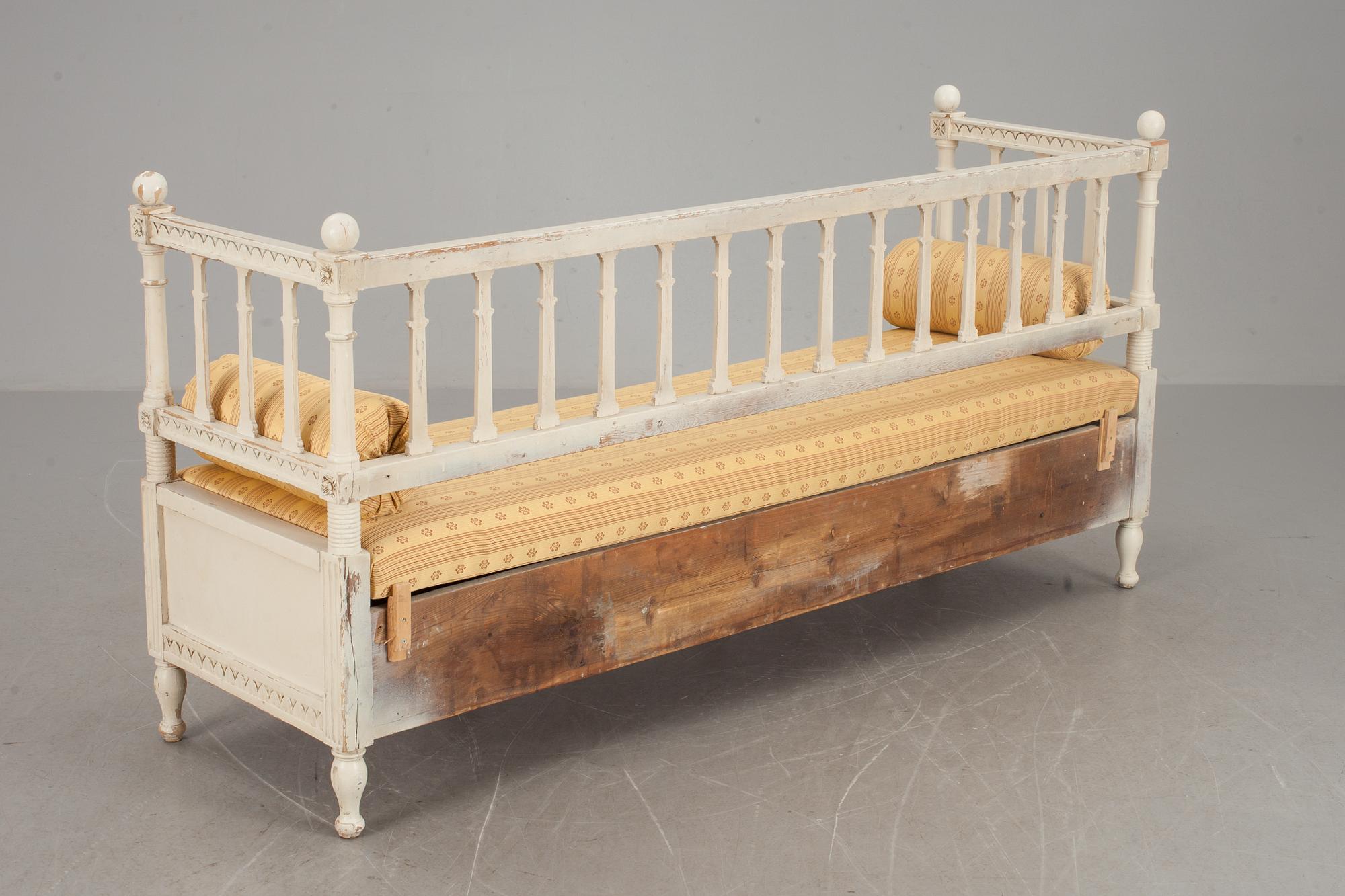 SOFFA, gustaviansk stil, 1800-tal.
