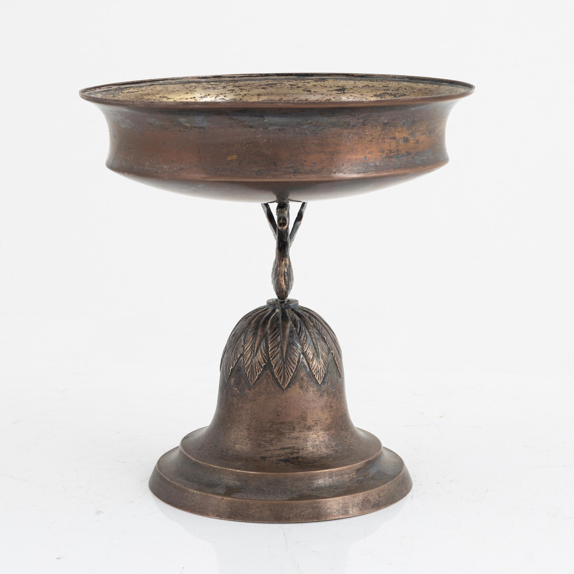 A Swedish silver bowl, mark of Daniel Eklund, Karlmar 1840.