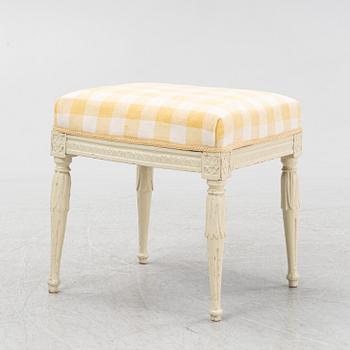 Taburett, gustaviansk, med Stockholms Hallstämpel, sent 1700-tal.