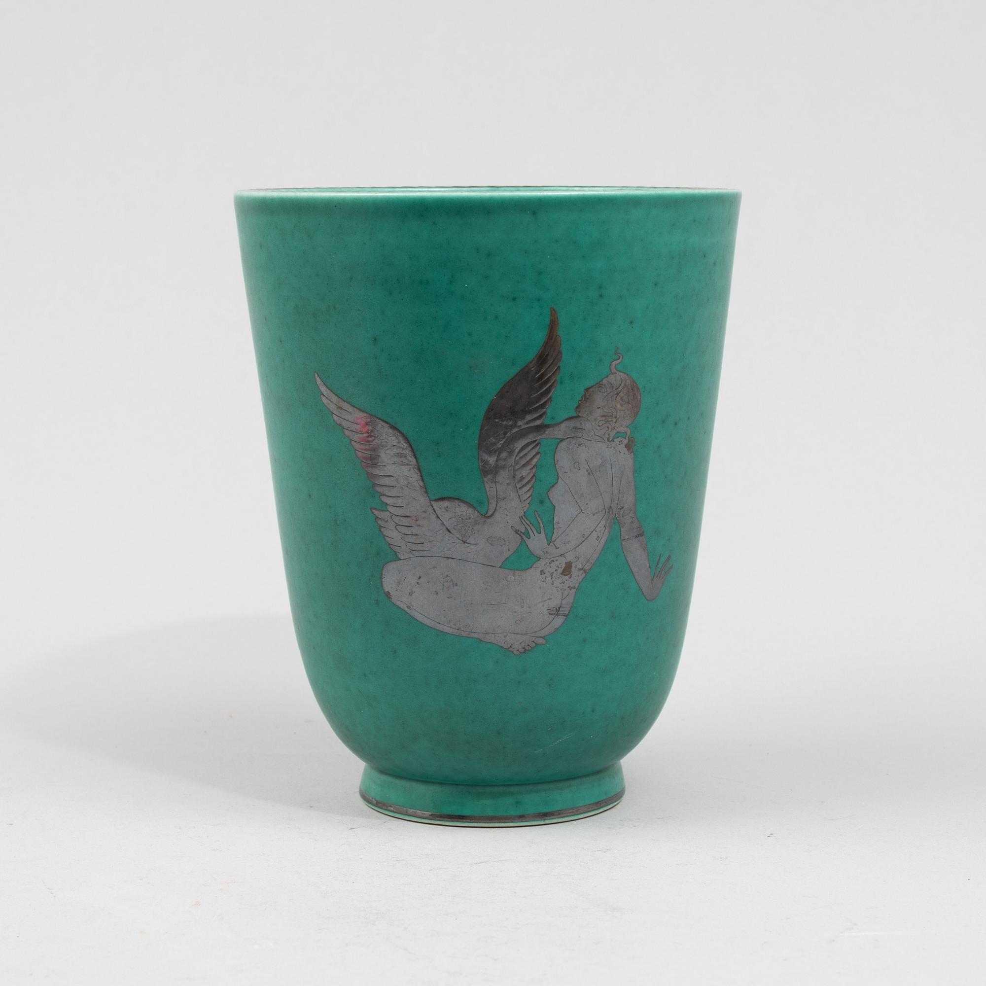 Wilhelm Kåge, an 'Argenta' vase, Gustavsberg.