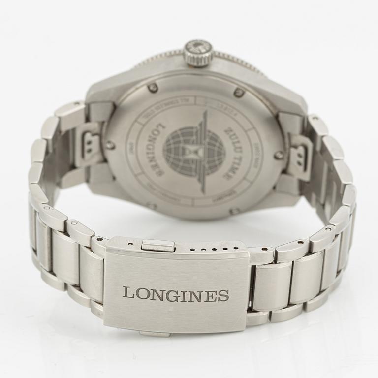 Longines, Spirit, Zulu Time, wristwatch, 42 mm.