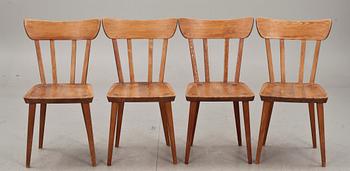 STOLAR, 4 st, "Svensk fur". 1900-tal.