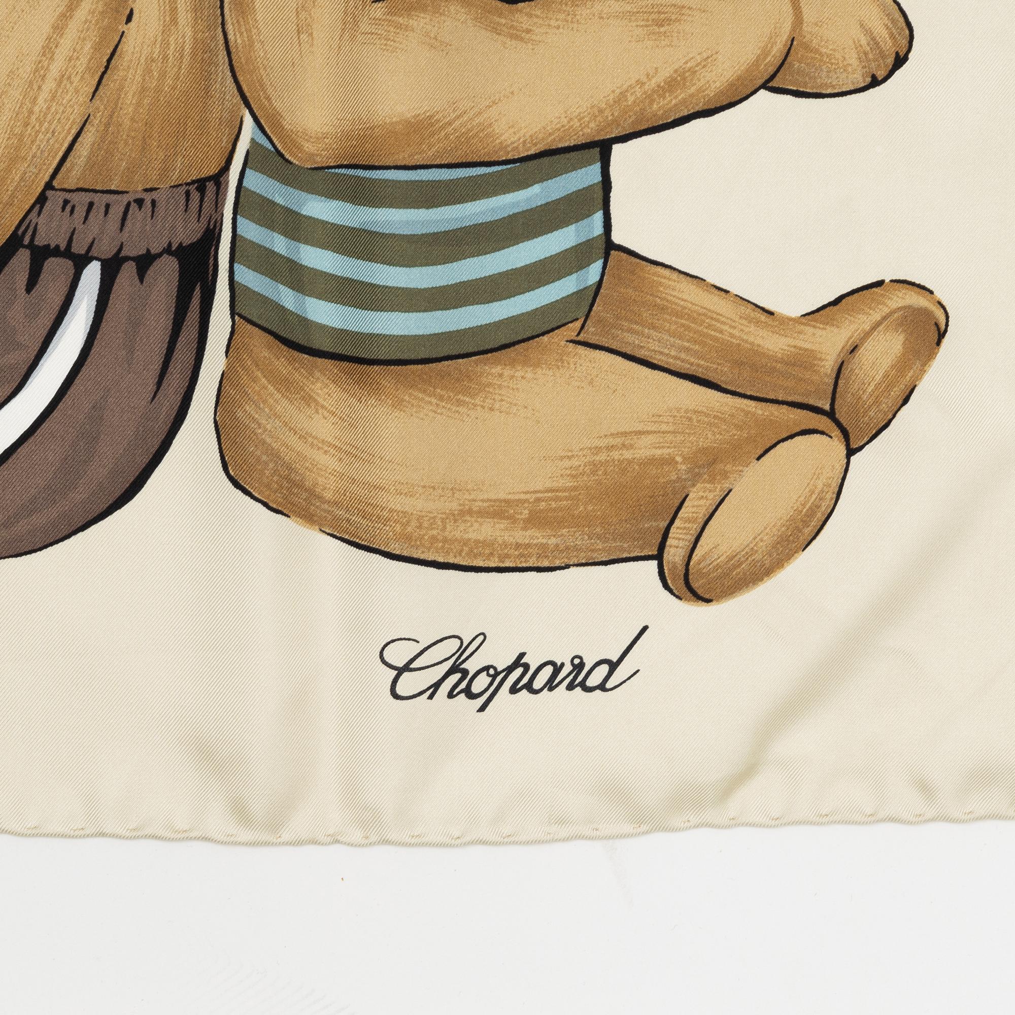 Chopard, a silk scarf.