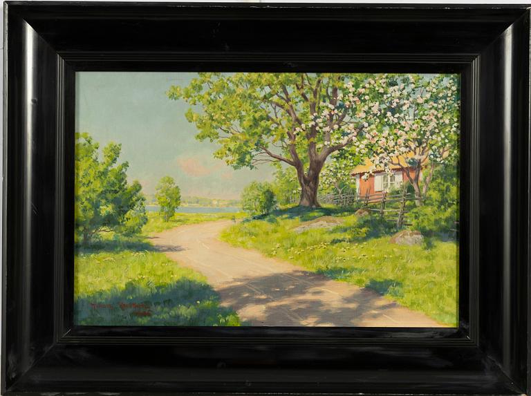 Johan Krouthén, The road bend.