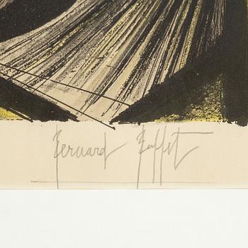 BERNARD BUFFET, lithograph in colours, signed.