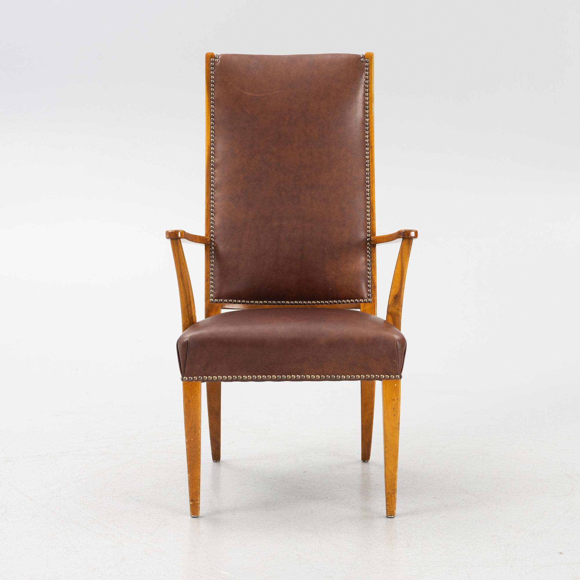 Josef Frank, stol, modell 637, Firma Svenskt Tenn.