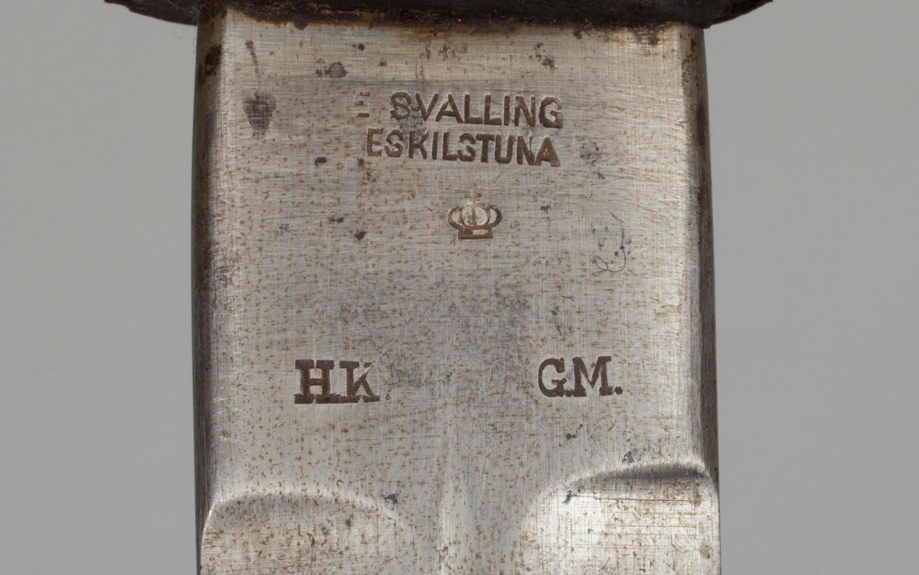 VÄRJA, märkt E. Svalling, Eskilstuna samt BALJA, ca 1900.