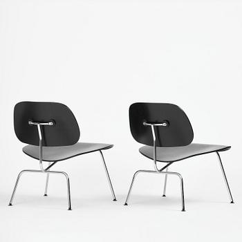 Charles & Ray Eames, a pair of "DCM" chairs, Vitra, 1997.