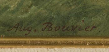 AUGUSTUS BOUVIER, attributed to, 2 watercolours, signed.
