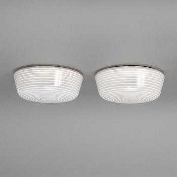 Asea, a pair of functionalist ceiling lamps.