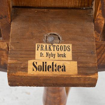 A Swedish tilt top table, early 19th Century.