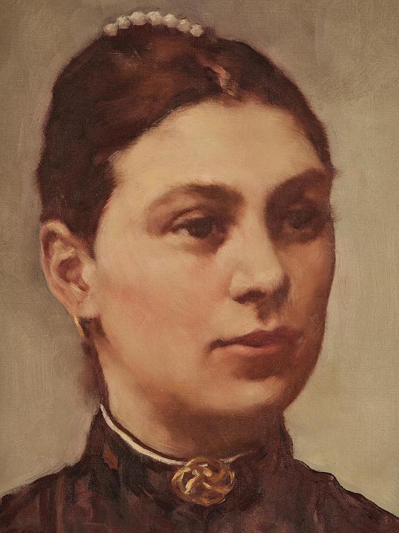 Lotte Laserstein, Portrait of a woman.