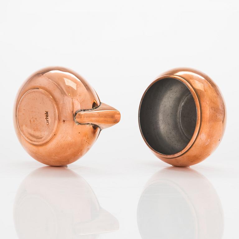 Maija Heikinheimo, a mid-20th-century 5-piece coffee set by Valaistustyö for Artek.