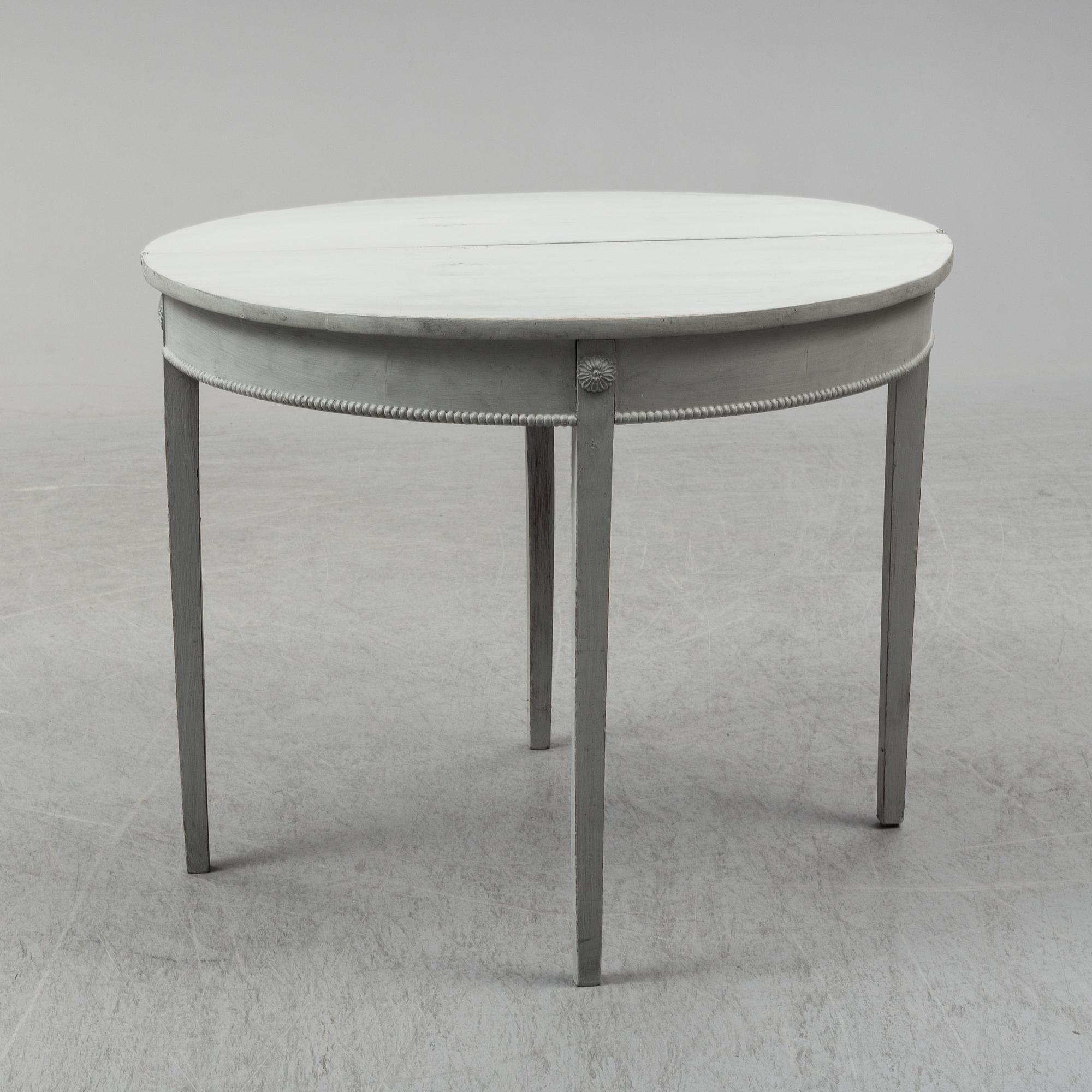 A 19th century table.