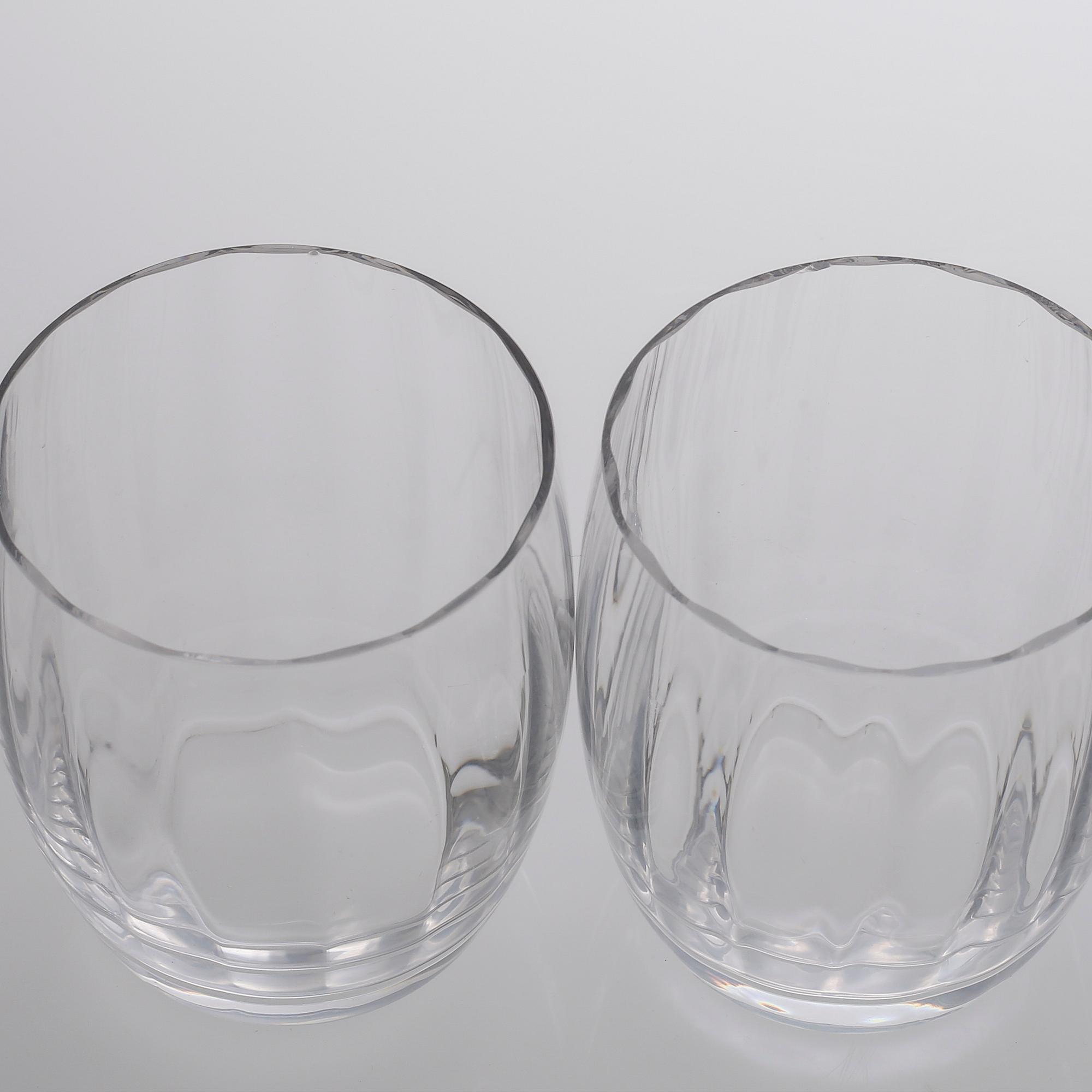 SERVISGLAS, 34 delar, "Optica", Gunnar Cyrén, Orrefors, 1900-talets andra hälft.