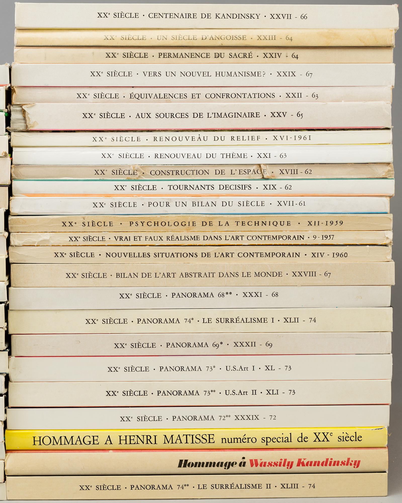 XX:e SIÈCLE, G.di San Lazzaro, 54 vol, 1957-1980.