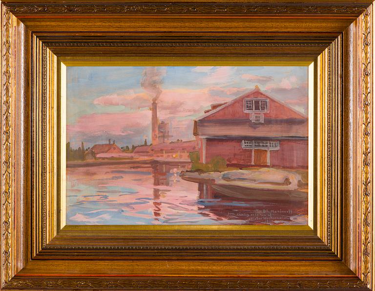 Victor Westerholm, Vy från Hämekoski.