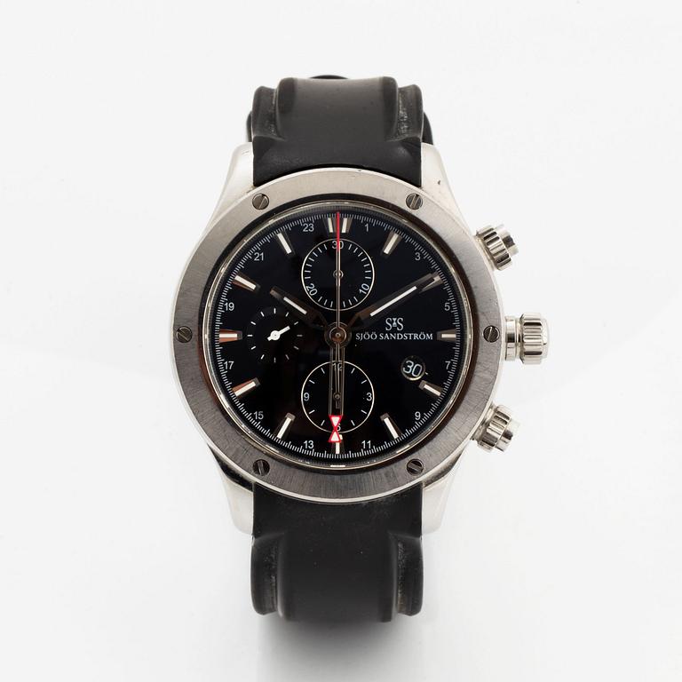 Sjöö Sandström, UTC Extreme, wristwatch, chronograph, 44 mm.