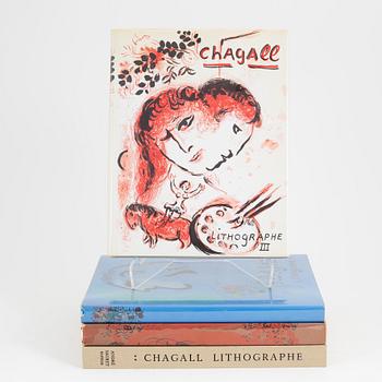 Marc Chagall, four reference works.