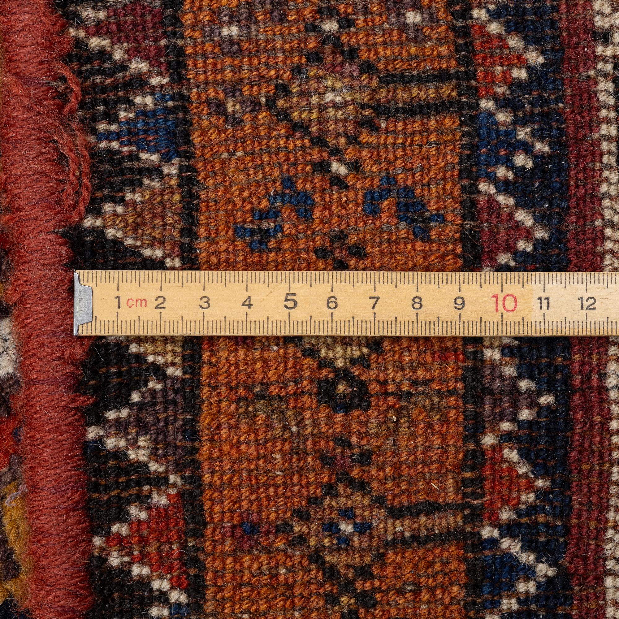 Rug, Genje, late 19th century, approx. 320 x 160 cm.