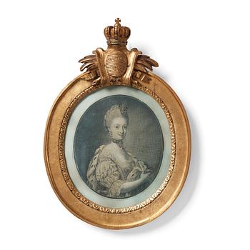 A pair of Gustavian late 18th century frames.