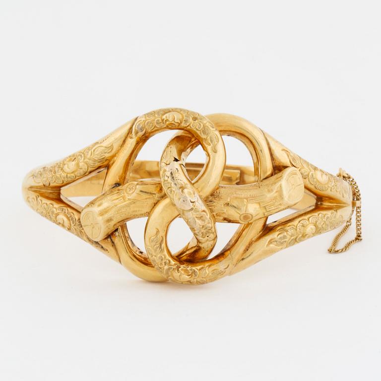 ARMBAND, Gustaf Möllenborg, Stockholm, 1856.