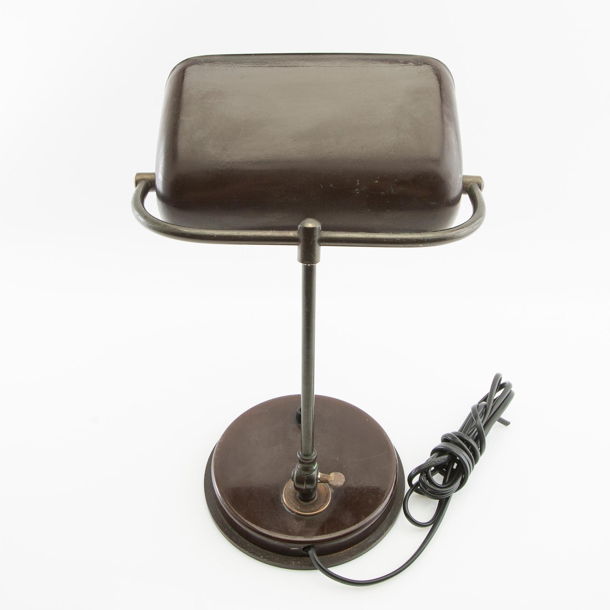 Desk lamp early 20th century.