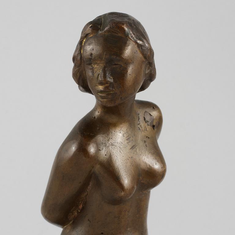 SKULPTUR, brons, 1900-talets andra hälft.