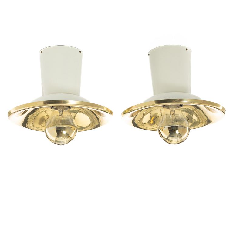 Josef Frank, two ceiling lamps, model 2162, Svenskt Tenn.