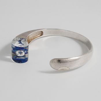 BJÖRN WECKSTRÖM, a "Space Silver" bracelet made by Lapponia in Finland 1974.