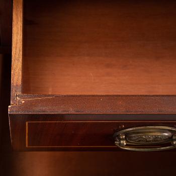 A gustavian style secretaire from the mid 20th century.