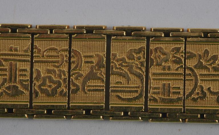 ARMLÄNK, guld 18 K.