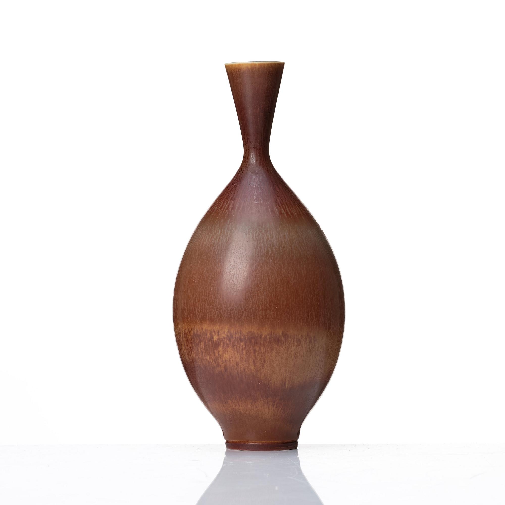 Berndt Friberg, a stoneware vase, Gustavsberg studio, Sweden 1968.
